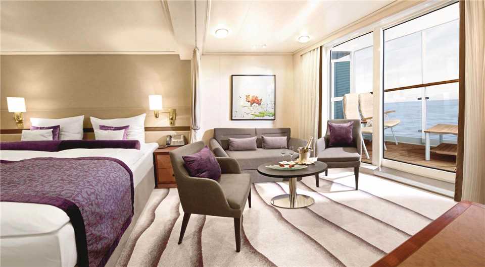 Hapag Lloyd MS Europa Außenkabine