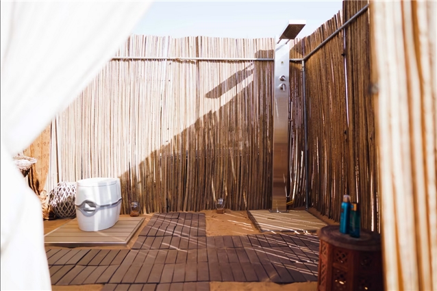 Bad von Canvas Club Luxury Tents im Oman