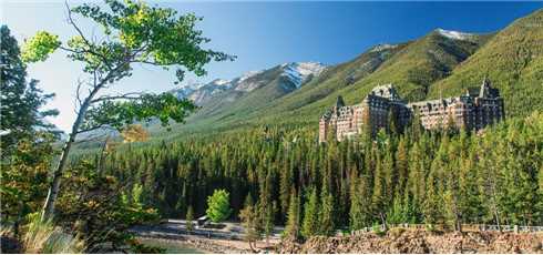 The Fairmont Banff Springs Außenansicht