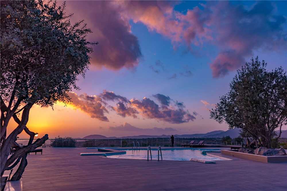 Sahab Resort & Spa Sonnenuntergang