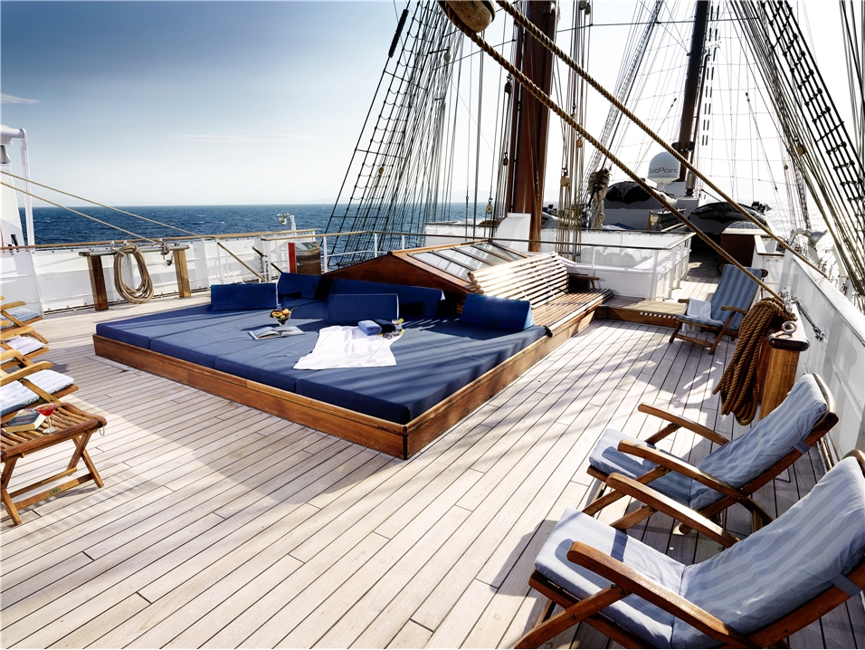 Sea Cloud II Sonnendeck