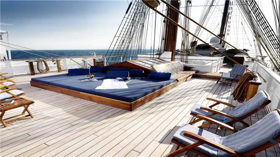 Sea Cloud II Sonnendeck