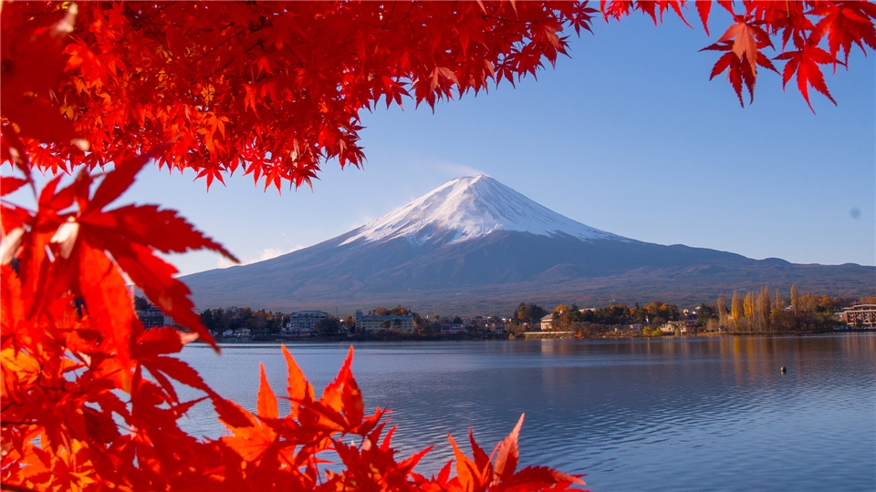 Japan Faszinierende Einblicke Berg mit Schnee
