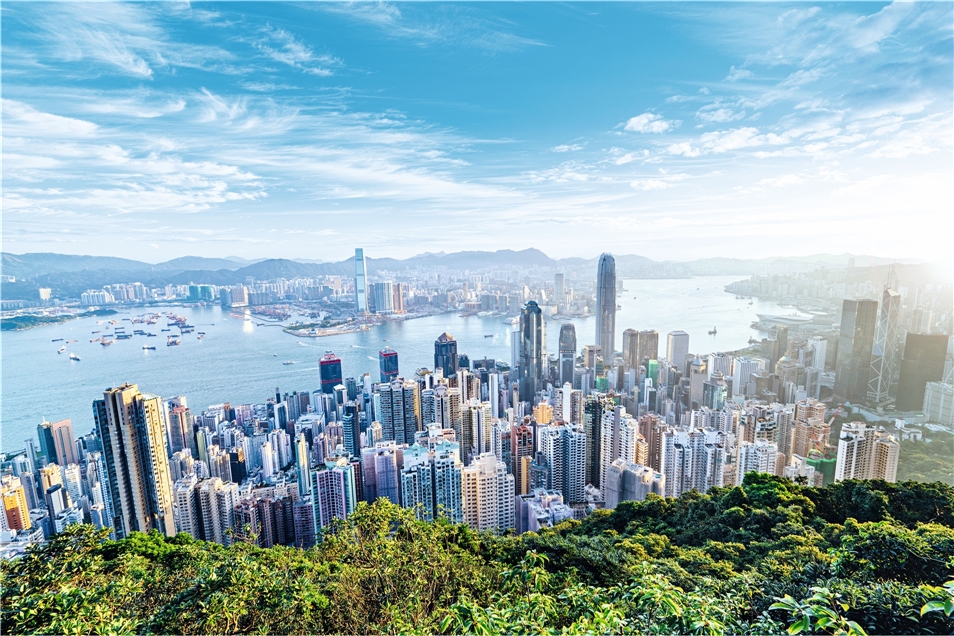 Metropolen Asiens Stadtblick