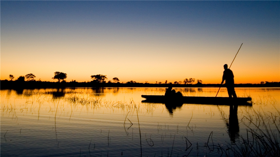 Botswana Fischer im Okavango Delta