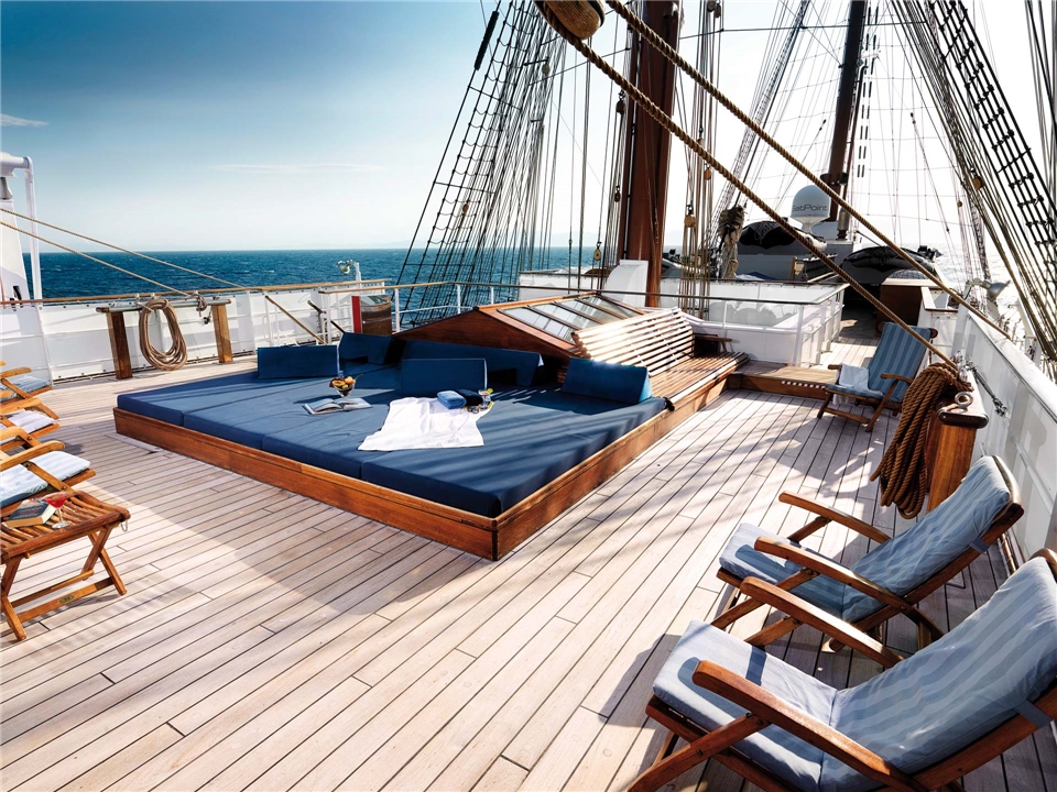 Sea Cloud II Deck Sonnendeck