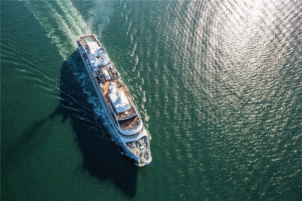 Ponant Le Soleal Luftaufnahme