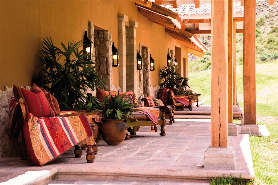Geheimnisvolles Peru Terrasse mit Sessel