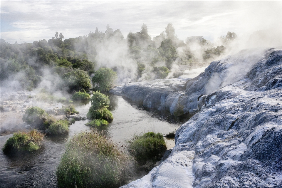 Neuseeland - heiße Quellen bei Rotorua