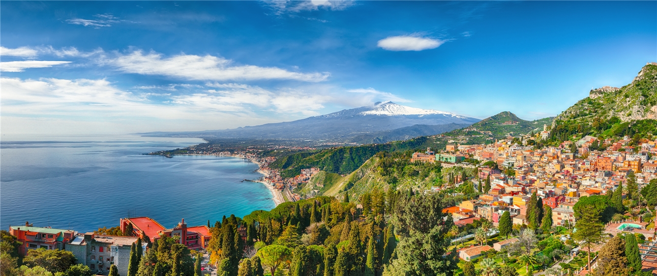 Luftaufnahme Taormina