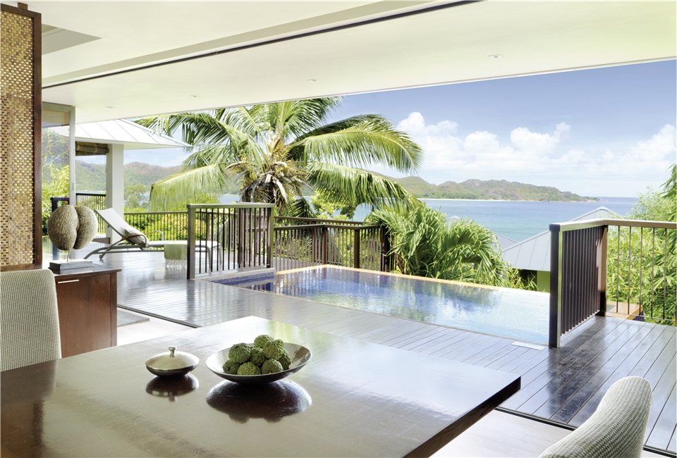 Raffles Seychelles Ocean View Pool Room