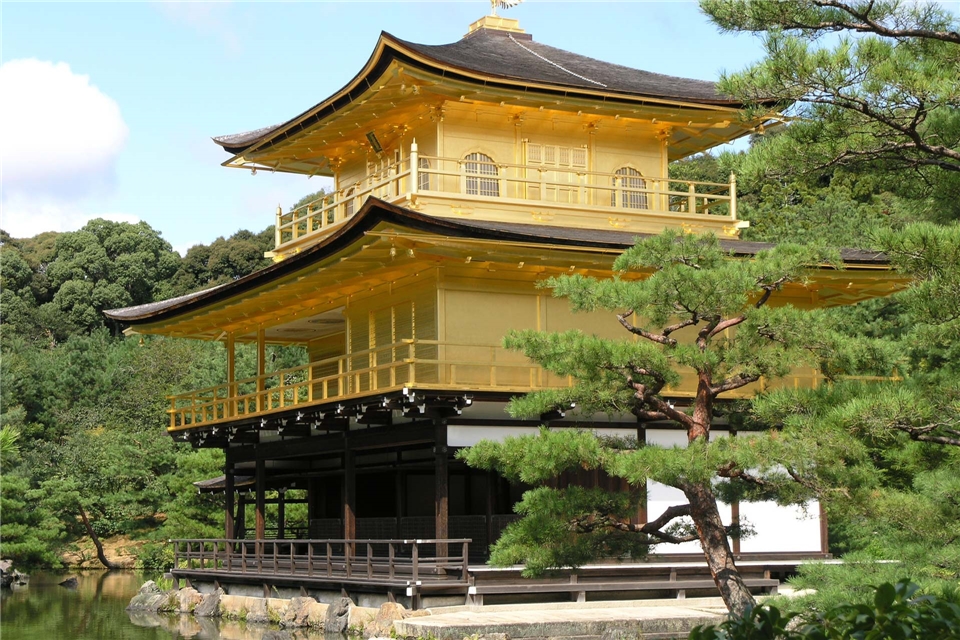Japan - Goldener Kinkaku - Ji Pavillon