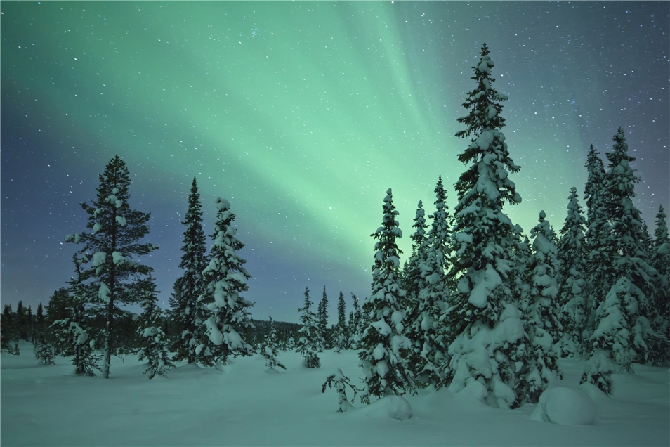 Nordlichter in Kiruna