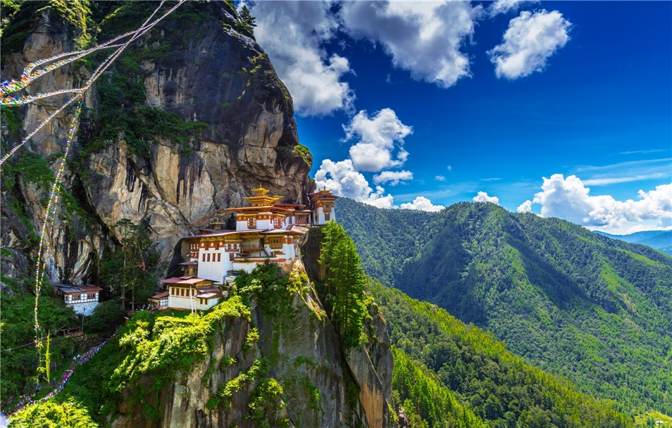 Bhutan - Kloster am Fels