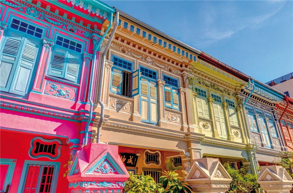 Asien Peranakan-Häuser