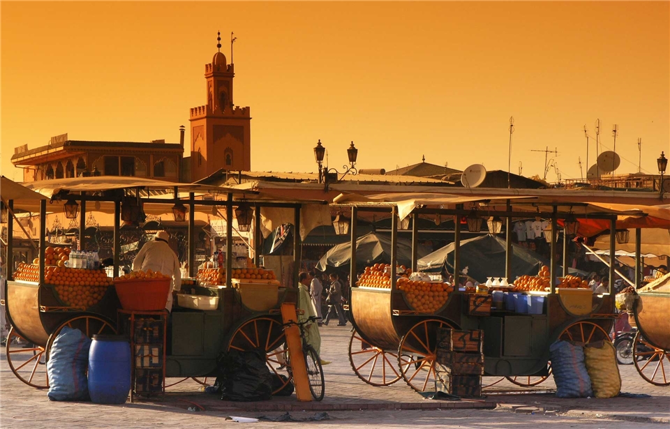 Magisches Marokko Djemaa el Fna in Marrakesch