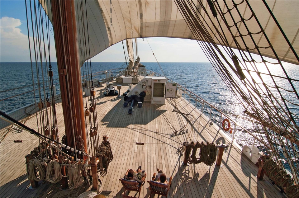 SEA CLOUD II - Deck