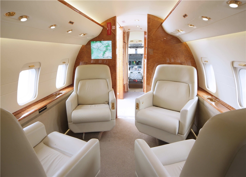 Challenger 604 sitze