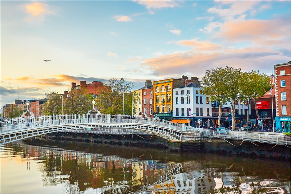 The Hapenny Bridge Dublin