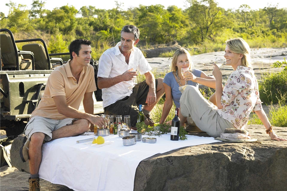 Südafrika 5 Sterne Weinprobe im Game Reserve