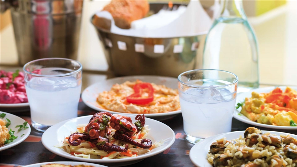 Zypern Meze-Essen