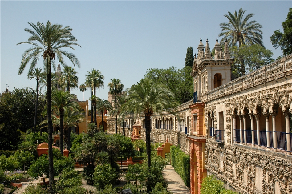 Spanien - Sevilla - Gärten des Alcazar Palasts
