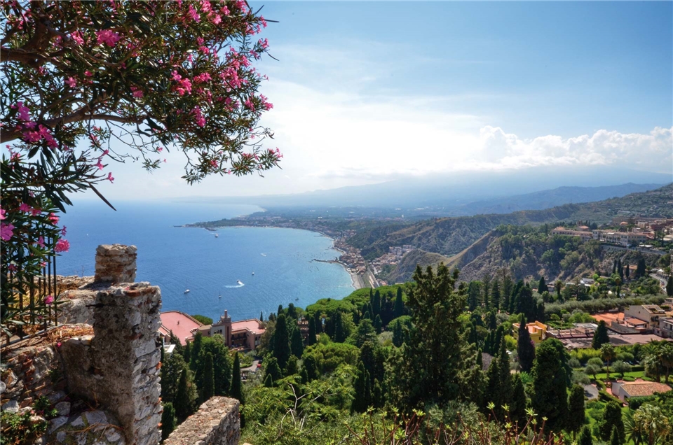 Italien Taormina auf Sizilien