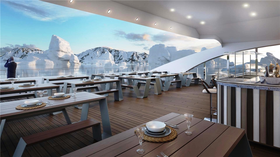 Antactica 21 Magellan Explorer Restaurant