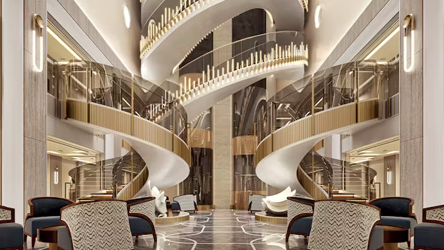 Starlight Atrium auf der Seven Seas Prestige